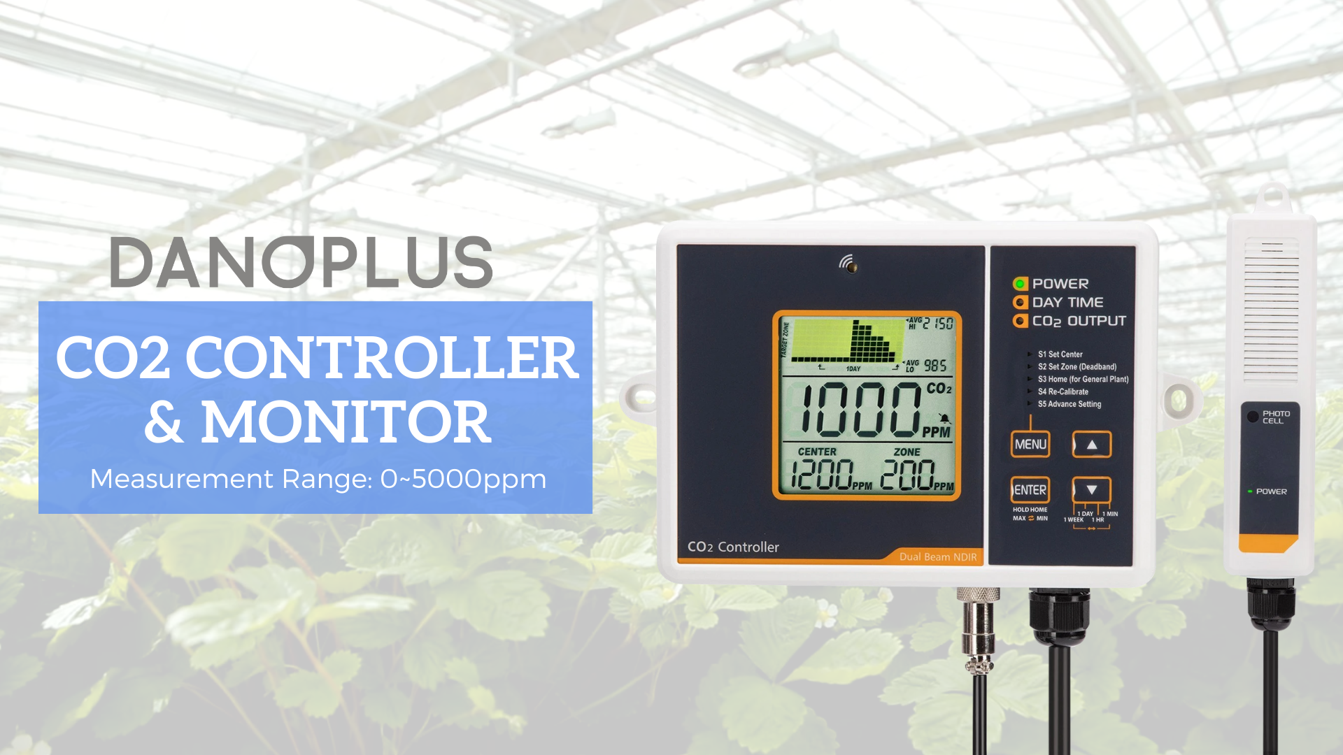 CO2 Controller Carbon Dioxide Controller with Auto Day and